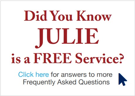 JULIE Before You Dig FAQs